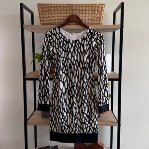 Cache Sequin Animal Print Knit Sheath Embellished Sequin Dress, 4